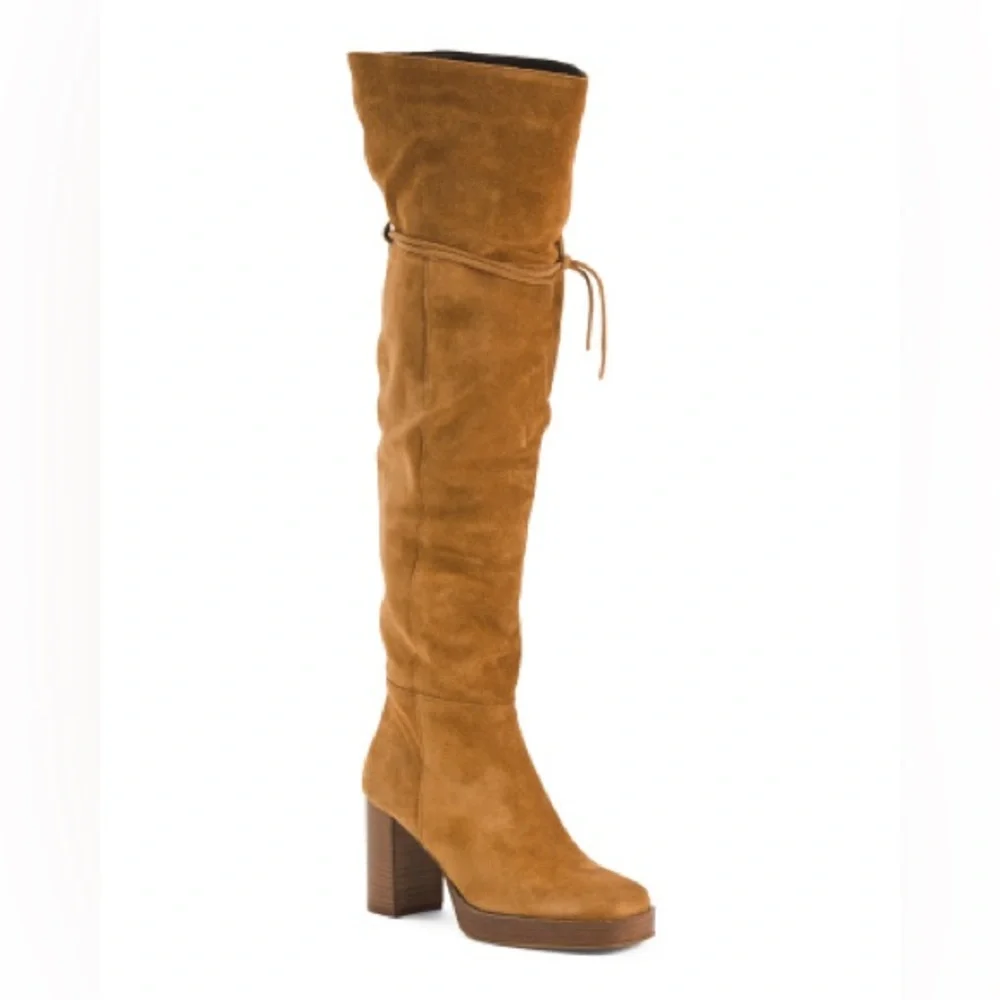 FREE PEOPLE OTK Leather Boots